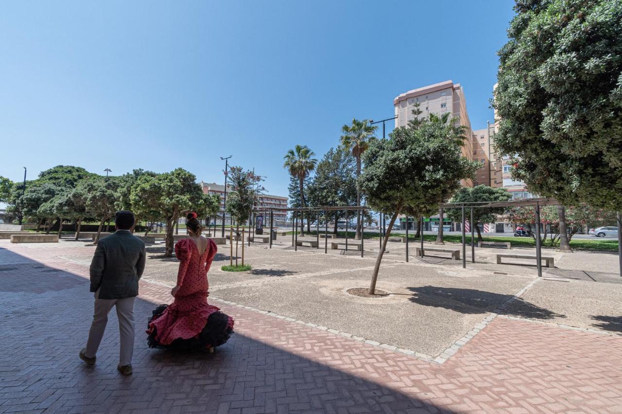 Apartamento Cortadura Playa Cádiz Exteriör bild