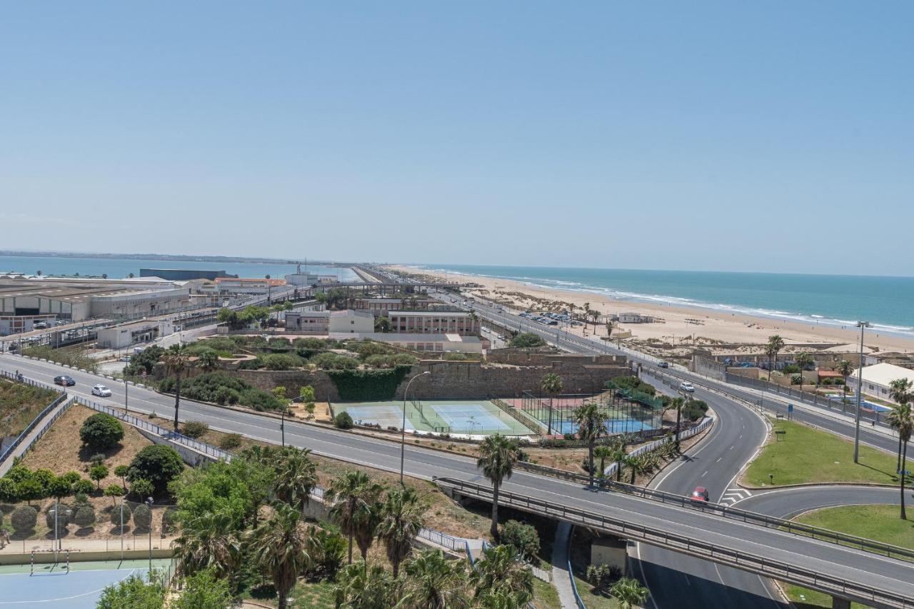 Apartamento Cortadura Playa Cádiz Exteriör bild